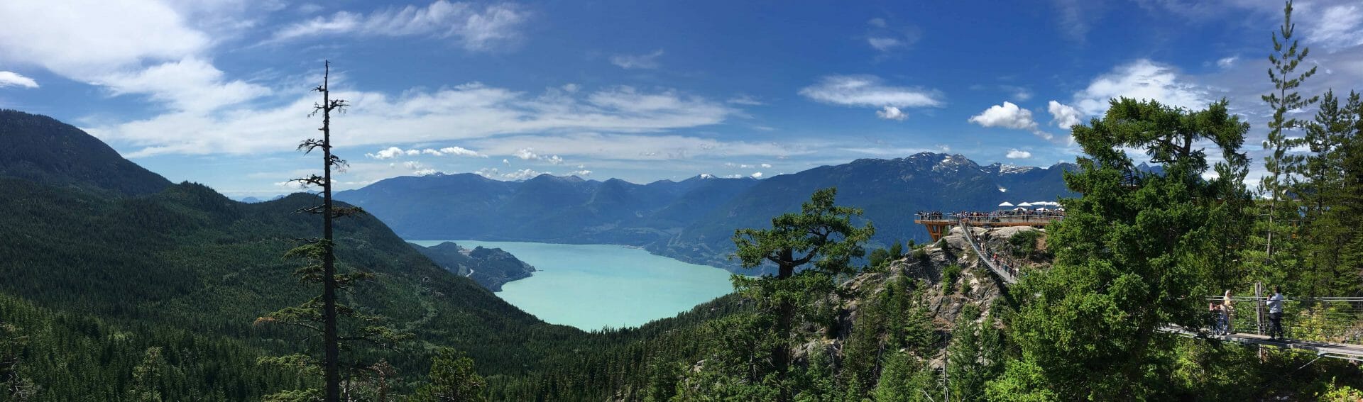 panoramic view of Howe Sound