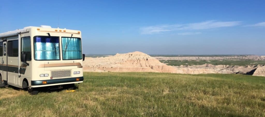 Boon Docking Outside Badlands National Park