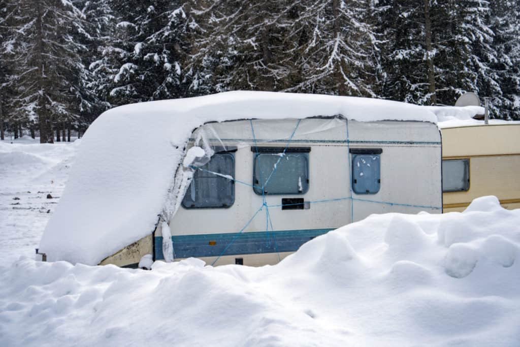 Covered RV Trailer