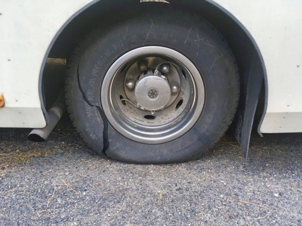 flat tire