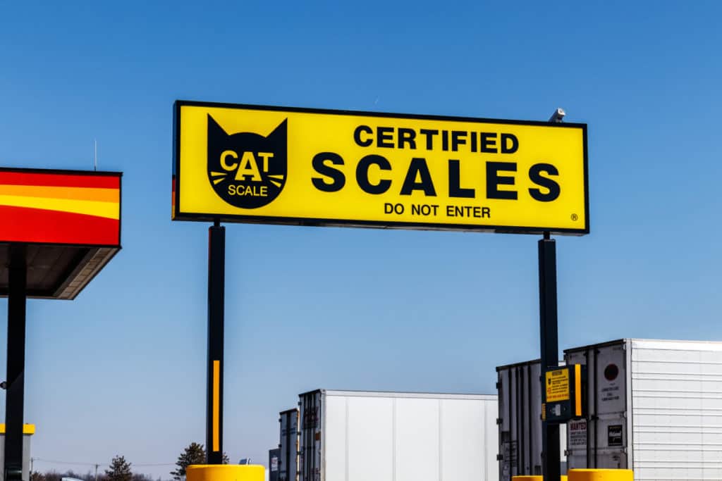 CAT truck scale