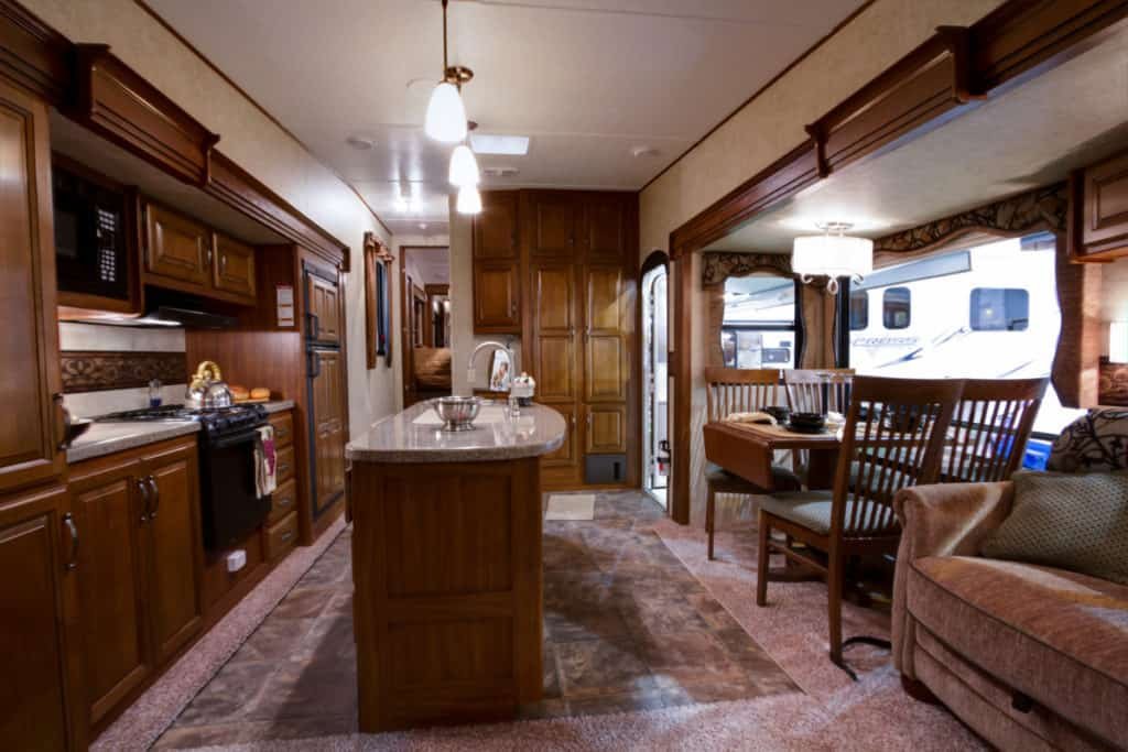 5th wheel rv kitchen and oven